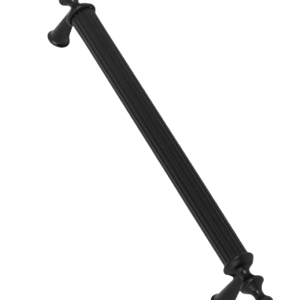 96 mm Siyah Plastik Mobilya Çekmece Boru Kulp - Dayanıklı ve Şık Çift Delikli Dolap Kulbu (Yerli Üretim)