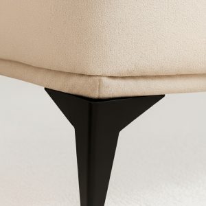 Kanepe Mobilya Koltuk Tv Ünitesi Ayağı 12 Cm Siyah Plastik Yükseltici Ayak Ayakları - SİYAH -