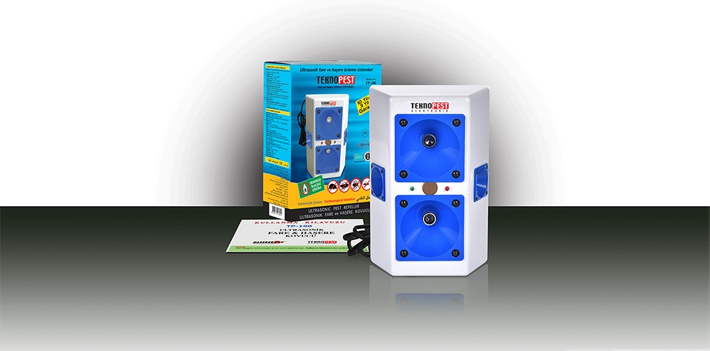 TP-100 Profesyonel Ultrasonik Fare Kovucu ve Haşere Savar (150 m²) – 4 Sistemli Elektronik Kemirgen Kovucu - Görsel 3